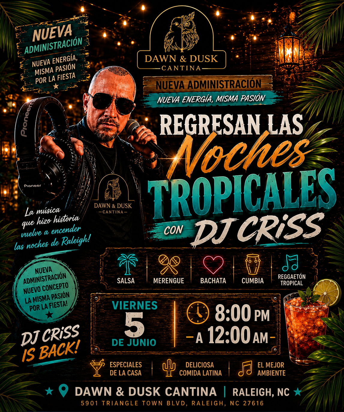 DJ Criss is Back! flyer